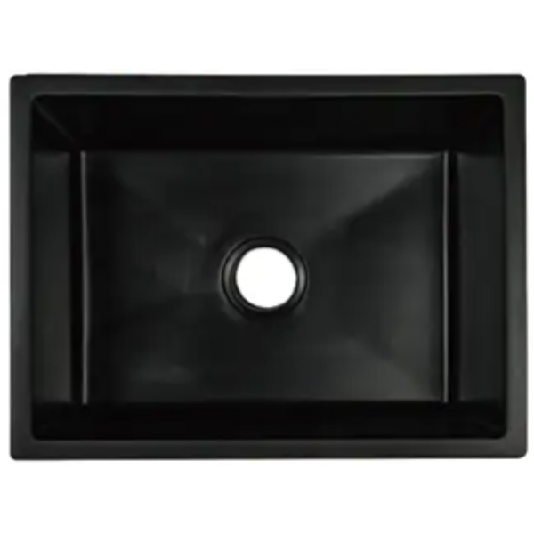 Goboss TS-1U5945-BK 59厘米 花崗石單鋅盤 (檯下款) (黑色) - 花崗石材質，耐用美觀