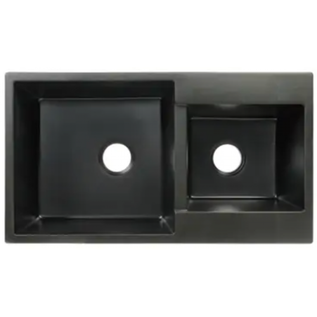 Goboss TS-2A8648-BK 86厘米 黑色花崗石檯面雙鋅盤