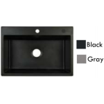 Goboss TS-1A6047-GY 60厘米 花崗石單鋅盤 (檯面款) (淺灰色)