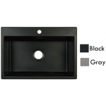 Goboss TS-1A6847-GY 68厘米 花崗石單鋅盤 (檯面款) (淺灰色)