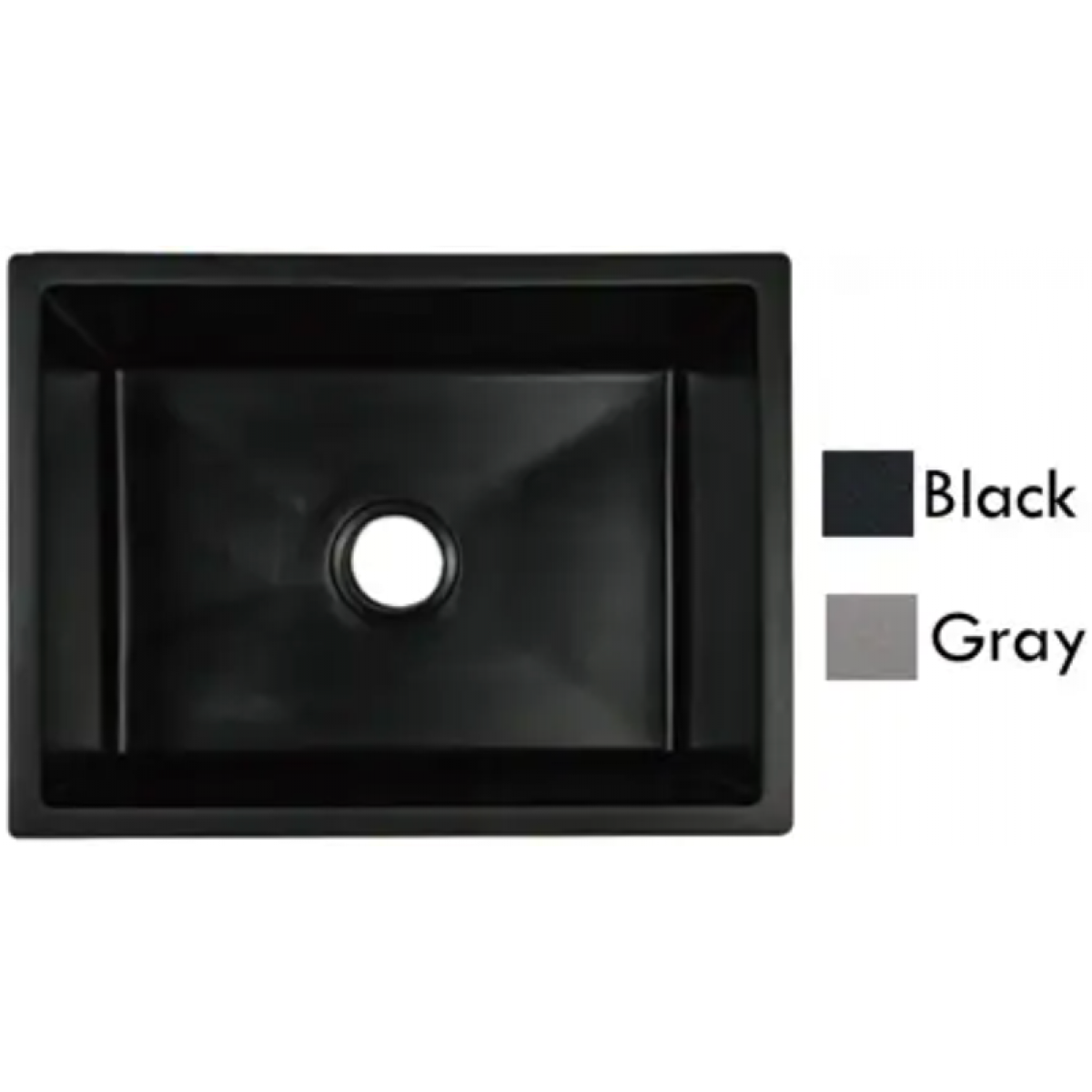 Goboss TS-1U4439-GY 45厘米 淺灰色花崗石檯下單鋅盤