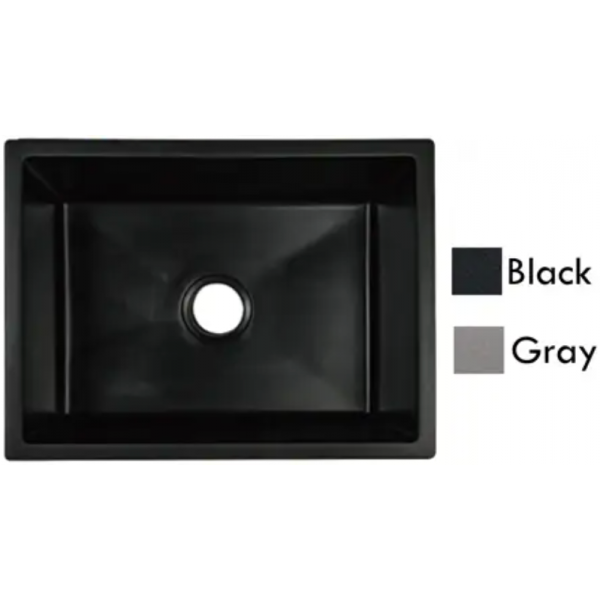 Goboss TS-1U4439-GY 45厘米 淺灰色花崗石檯下單鋅盤