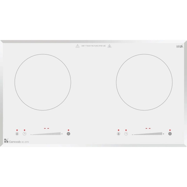 GARWOODS 樂思 EC2978 GY 70厘米雙頭電磁爐 (2800W) 晶白玻璃