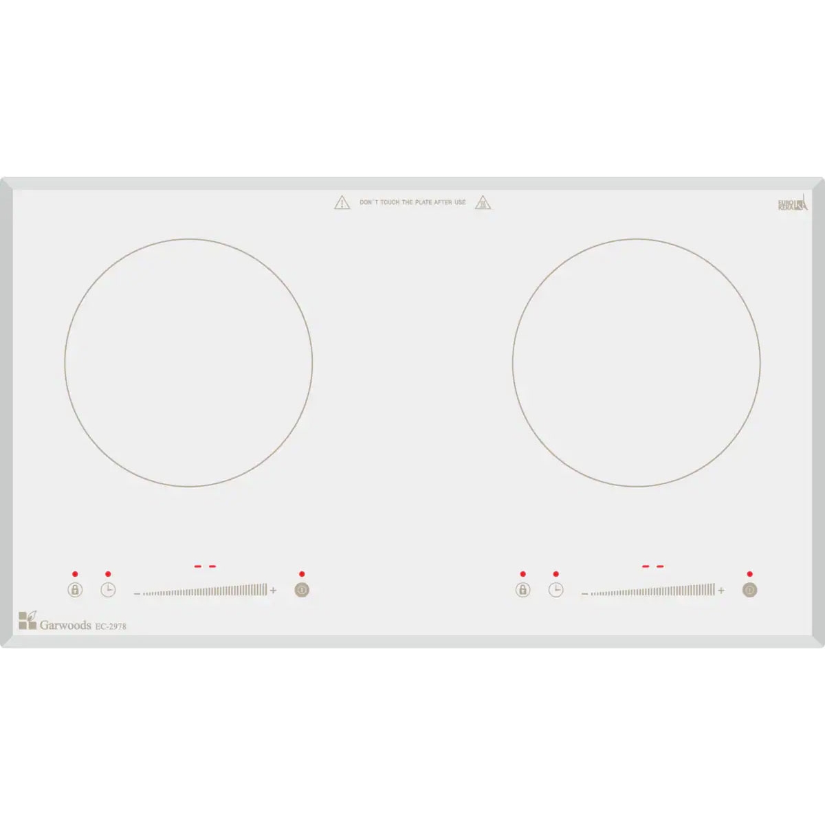 GARWOODS 樂思 EC2978 MT 雙頭電磁爐 (2800W) - 70厘米晶白玻璃