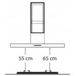 Asko CI41238GCN 120厘米 1200m³/h 智能島式抽油煙機