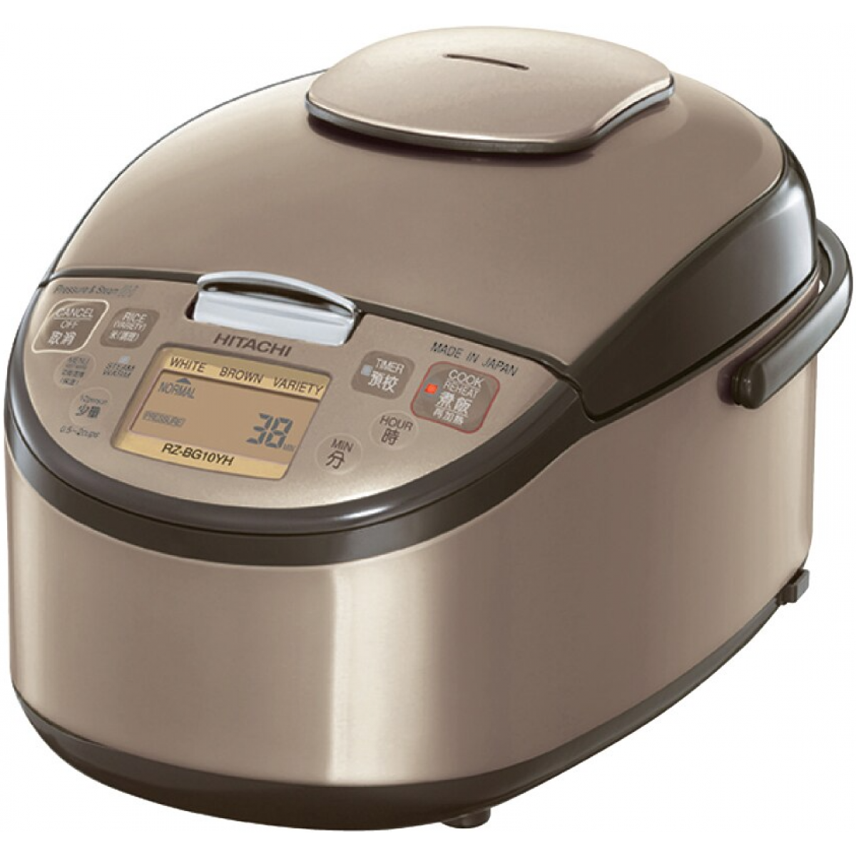 HITACHI 日立 RZ-BG10YH 1.0L IH電飯煲 | 壓力IH | 107°C高溫蒸氣 | 日本製造