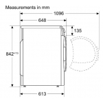 西門子 Siemens WQ45G200HK 9kg 熱泵冷凝式乾衣機 - 1000W