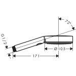 Hansgrohe 24110000 Pulsify Select S 多功能手持花灑 (鉻合金)