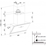 【展銷品】 Electrolux 伊萊克斯 ECS9979K 90cm 變頻手勢控制抽油煙機 (1344m³/h)