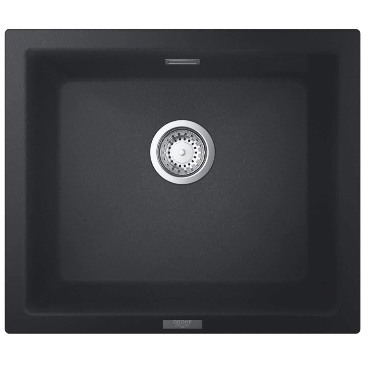 Grohe 31654AP0 石英石單星盆 (黑色, 嵌入/檯底式)