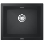 Grohe 31654AP0 石英石嵌入/檯底單昇盤 (黑色)