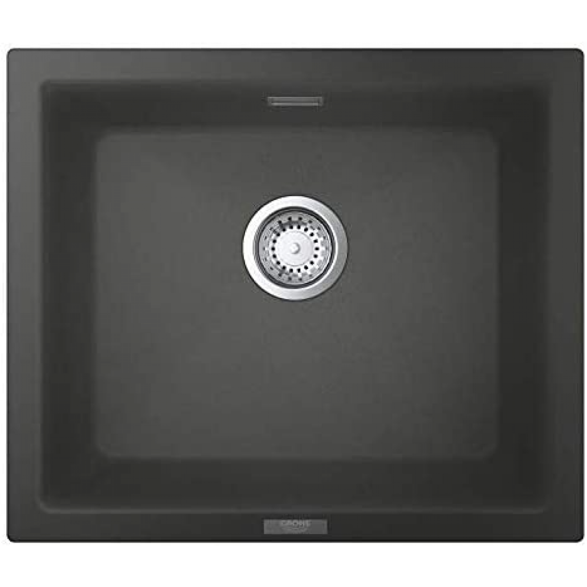 Grohe 31654AT0 石英石單星盆 (灰色, 嵌入/檯底式)