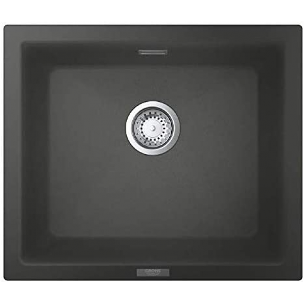 Grohe 31654AT0 石英石單星盆 (灰色, 嵌入/檯底式)