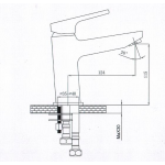 Goboss 801.21 單控面盆水龍頭