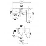 Goboss 048.13-07 浴缸龍頭 (拉絲金色)