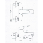 Goboss GB801.13單控浴缸龍頭：簡約設計，易於操作
