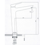 Goboss GB801.11單控高位面盆水龍頭：簡約設計，高位出水，易於操作