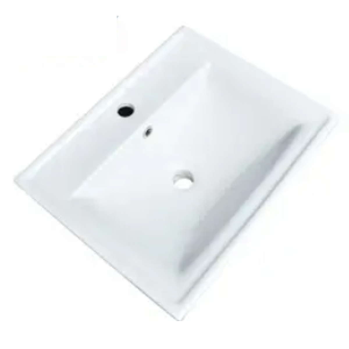 Goboss GB-1531-01陶瓷面盆 (淨盆)：適用GB-1531櫃，尺寸L500 x W410mm