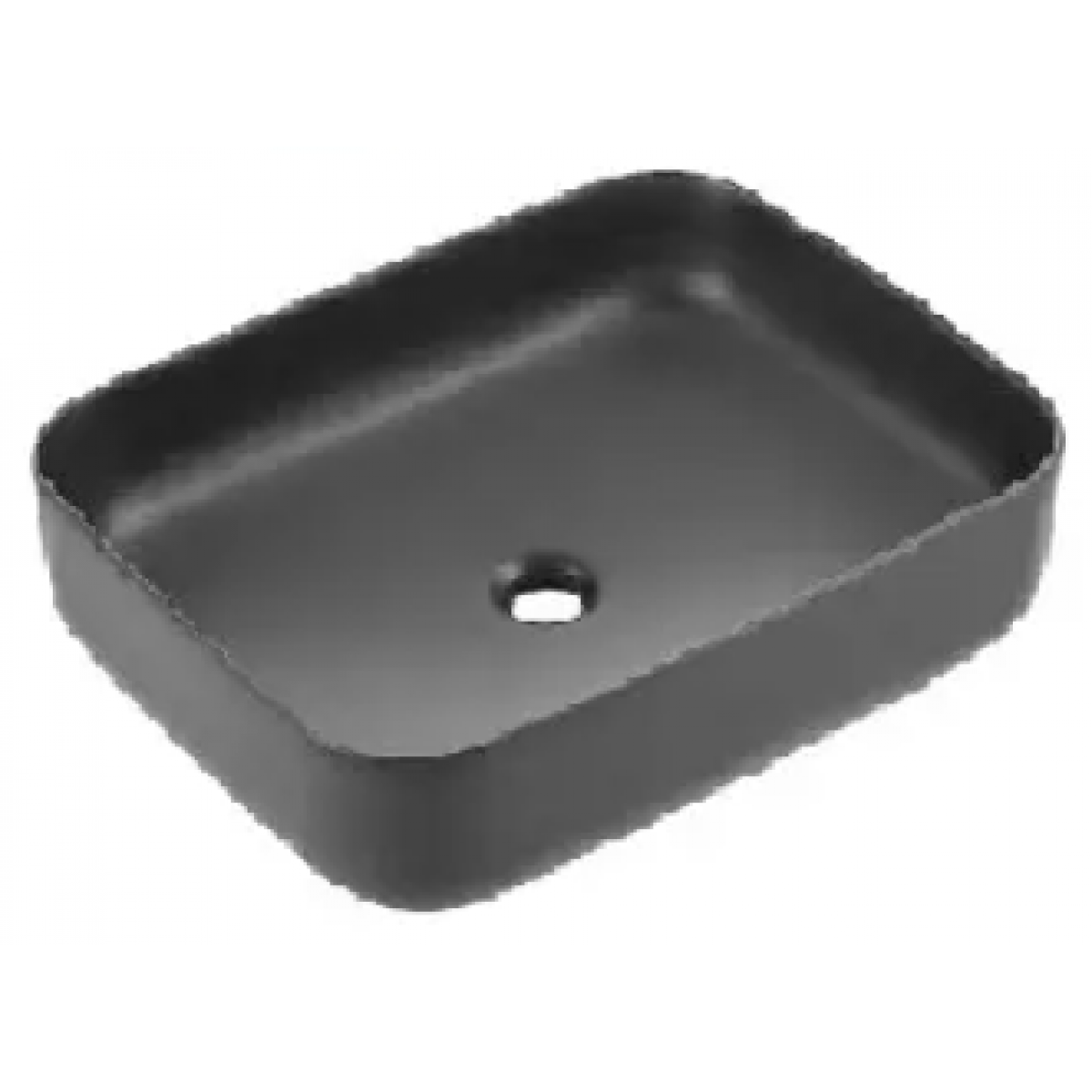 Goboss OS-0148-MB檯上式面盆 (啞黑色)：時尚啞黑，高質感設計