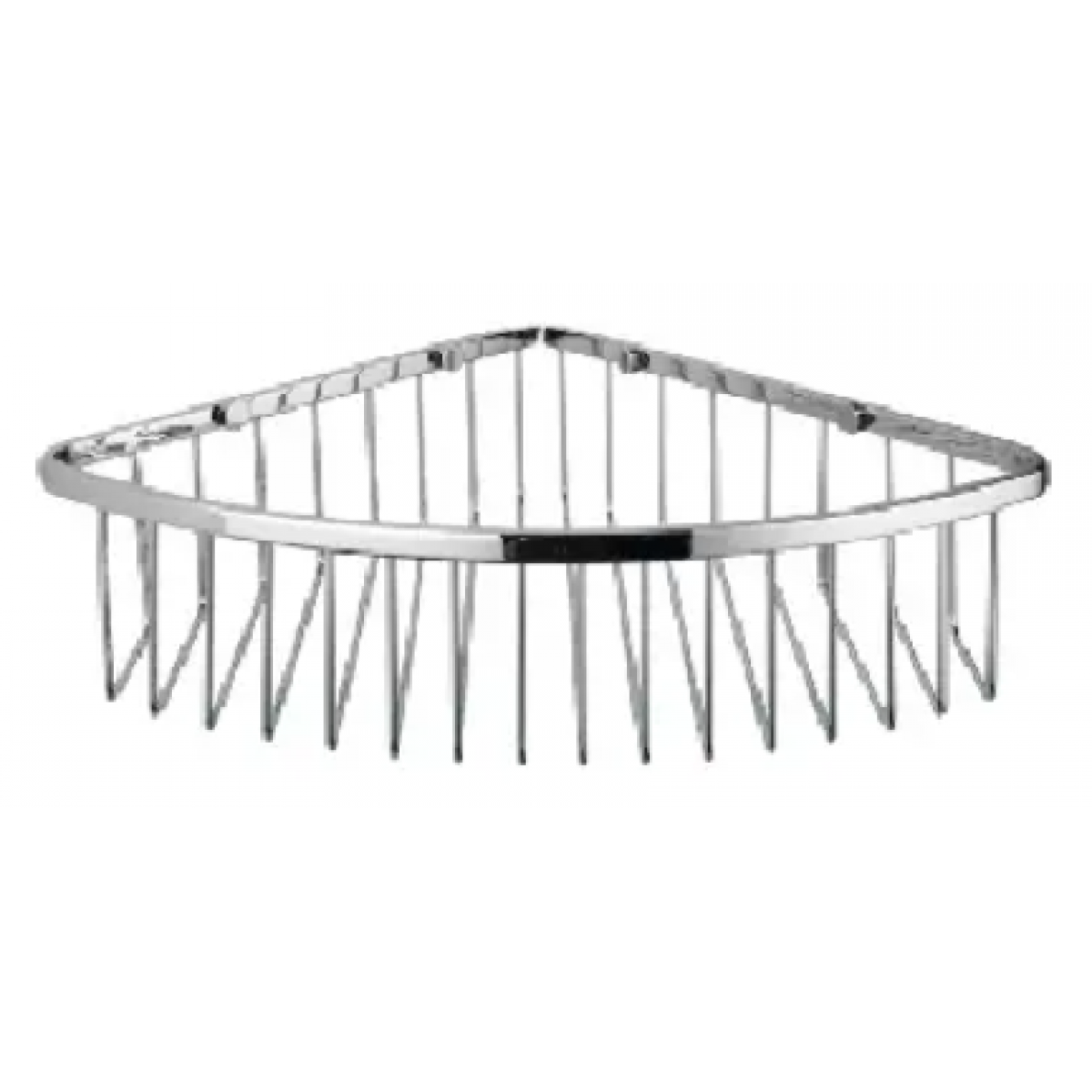 Goboss MS-2002-02三角儲物籃 (線型) (拉絲)：260x90mm，簡約線型設計，拉絲處理