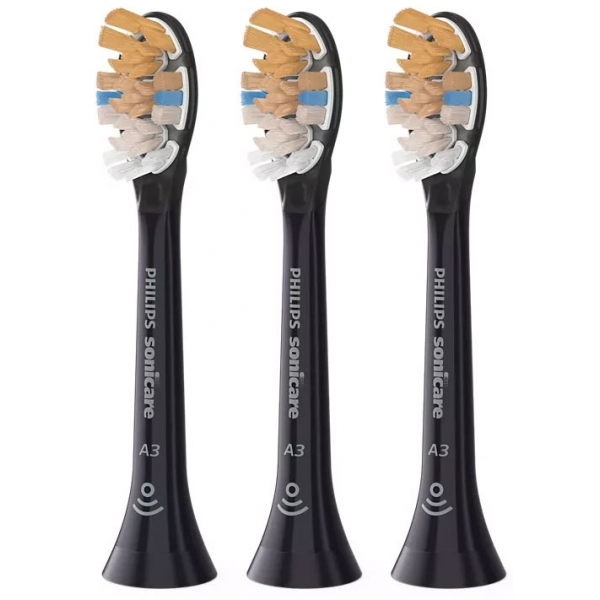 Philips 飛利浦 HX9093/96 A3 Premium All-in-One 聲波牙刷刷頭 (3支裝) - 黑色