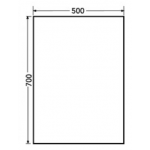 Goboss AD105070-A 單門LED鏡櫃 (500 x 700mm)