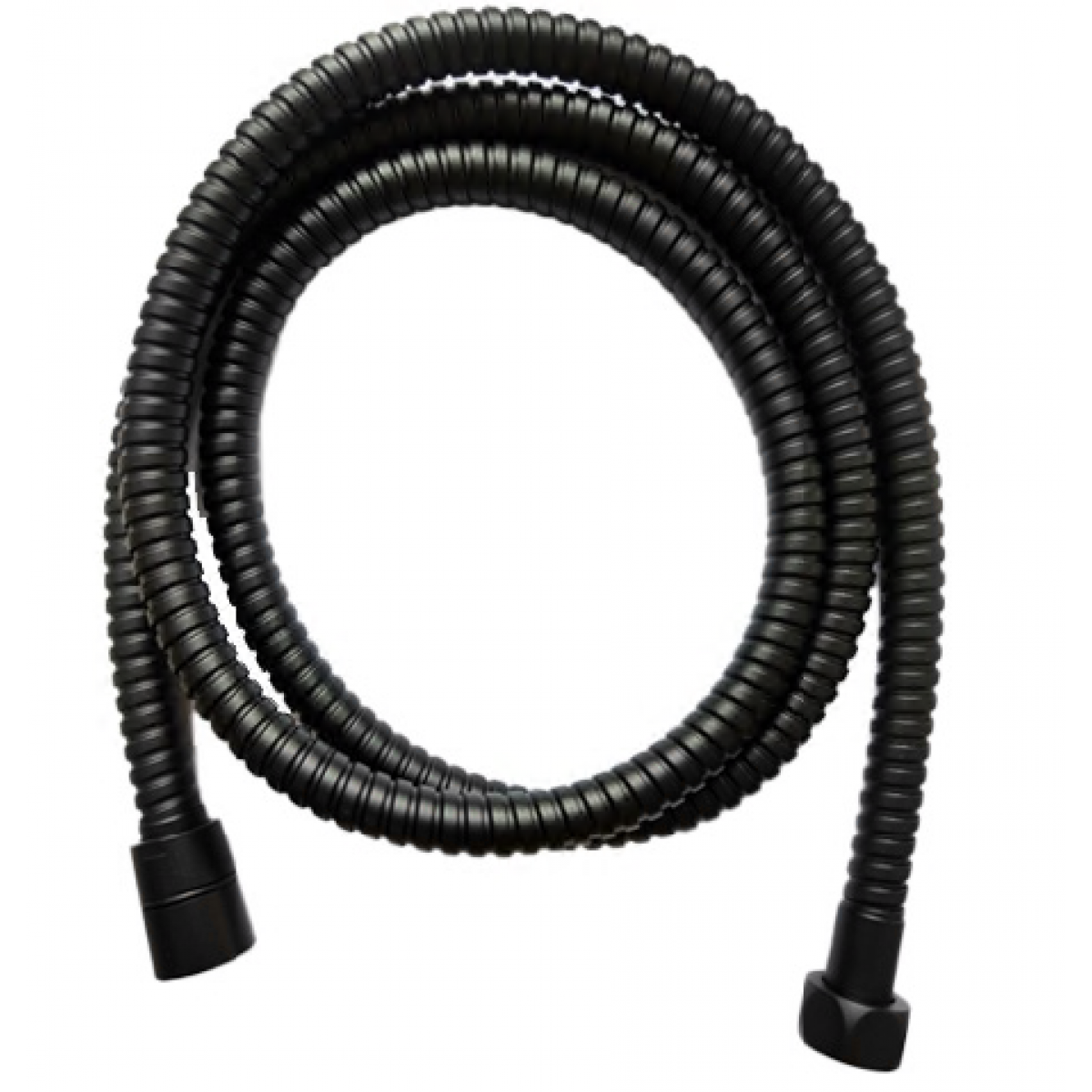 Goboss W032-150-03 雙扣自轉360°啞黑色花灑管 (1.5米)