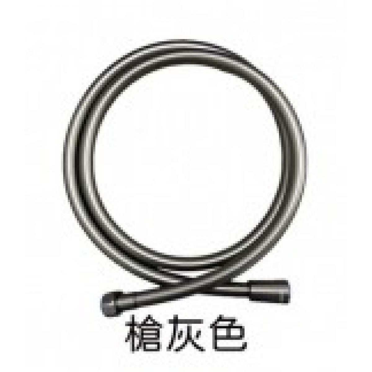 Goboss W033-150-04 自轉360°槍黑色軟膠花灑管 (1.5米)