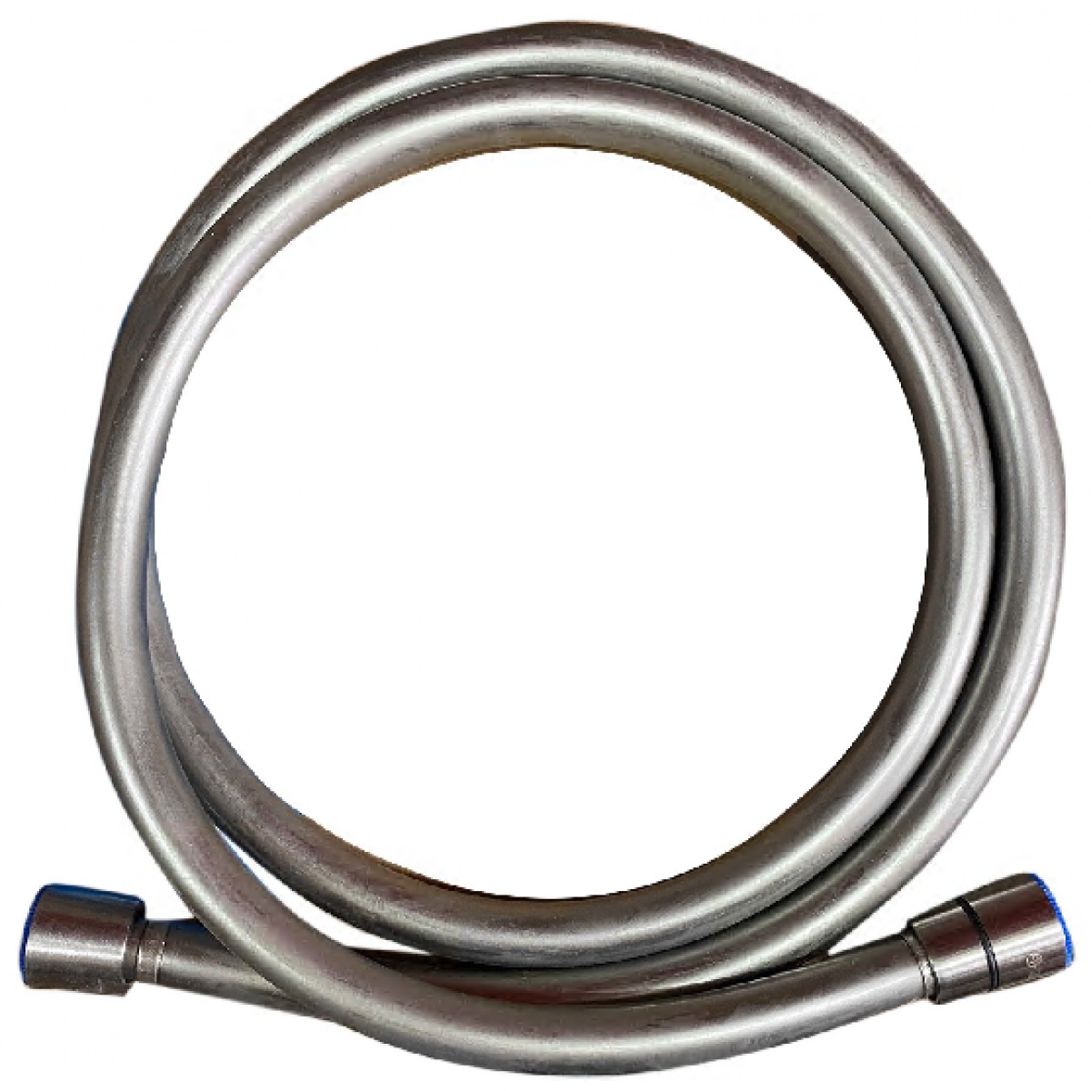 Goboss W033-150 自轉360°拉絲鋼色軟膠花灑管 (1.5米)