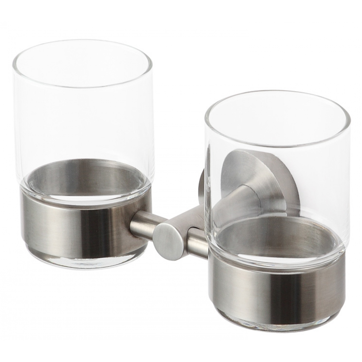 Goboss CT-12.42 拉絲不銹鋼雙杯架