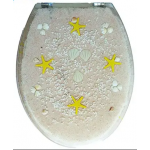 Goboss S-007 水晶廁板 (粉紅色沙+黃海星)