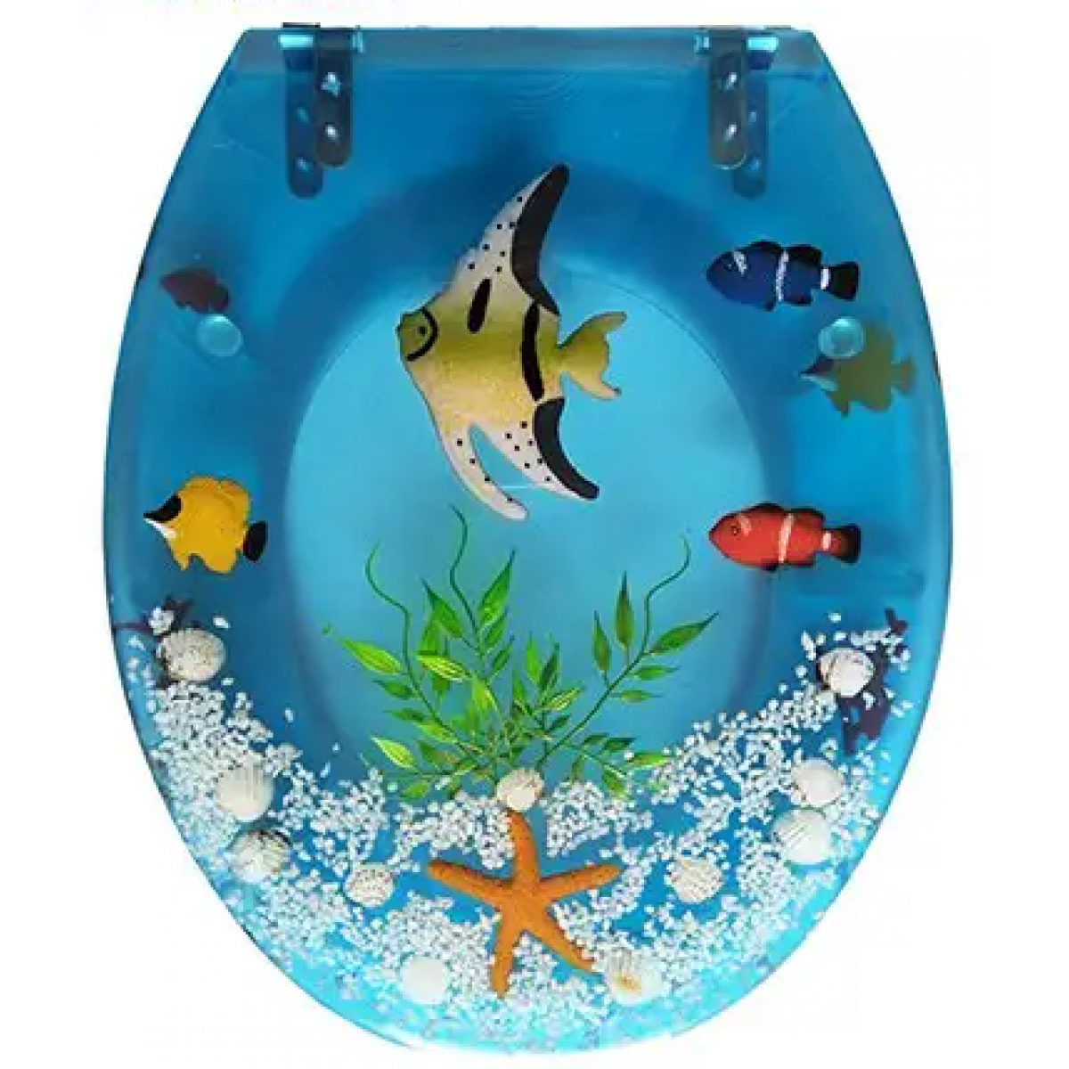 Goboss S-003 淺藍色水晶廁板 (透明神仙魚)