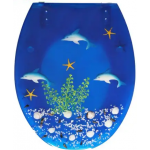 Goboss S-001 水晶廁板 (深藍色海豚)