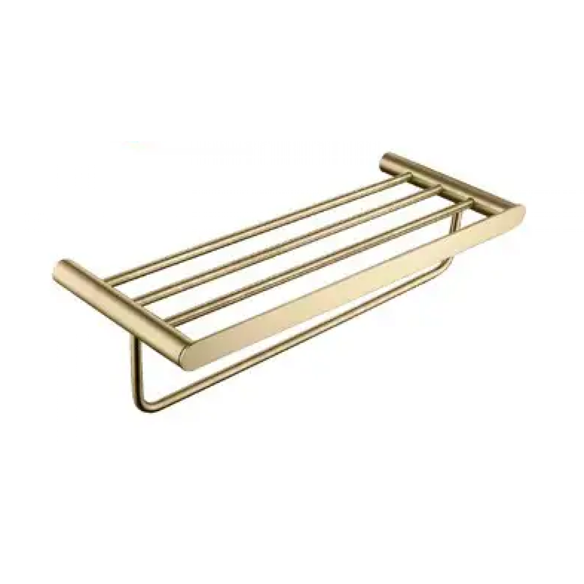 GoBoss JD-9011-07 600mm 雙層毛巾架 (拉絲金色)