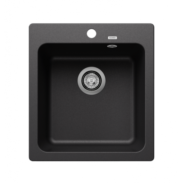 BLANCO NAYA 45 (525222) 花崗岩合成單槽鋅盤 無煙煤色