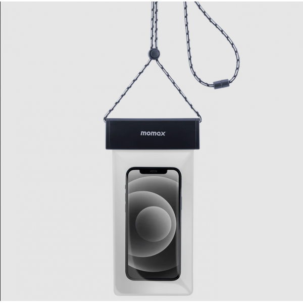 Momax SR25E 便攜電話防水袋附掛帶 (太空灰色)