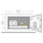 Yale 耶魯 YSEB/200/EB1 摯安心系列家用防盜保險箱