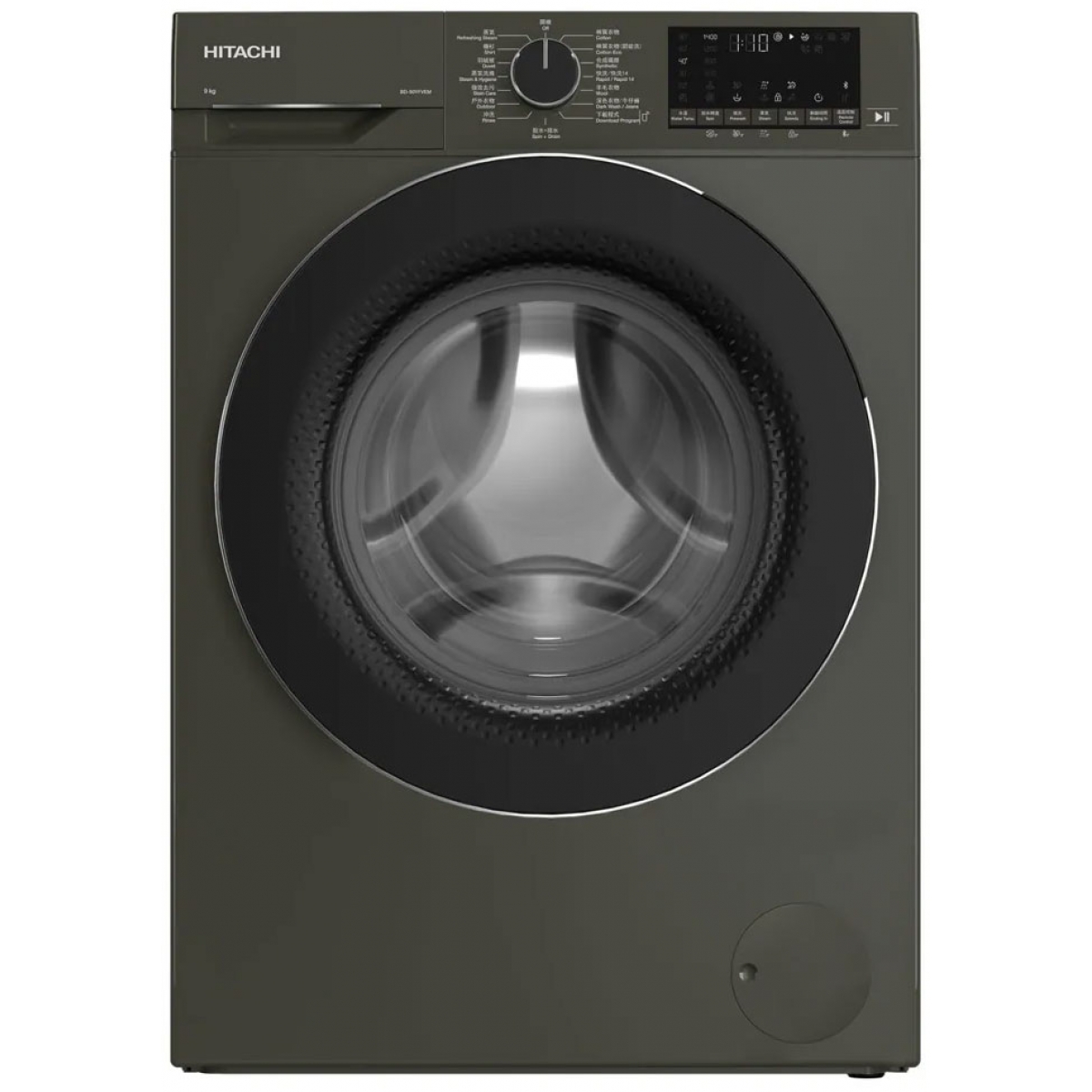 HITACHI 日立 BD-90YFVEM 9公斤變頻蒸氣前置式洗衣機 (1400轉/碳灰色)