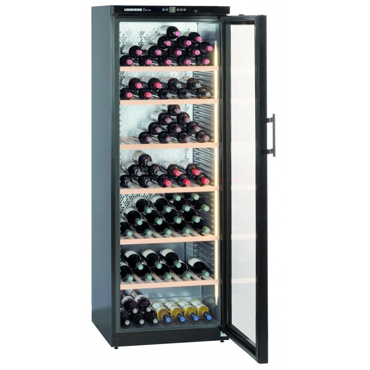Liebherr WKb4612 單溫區紅酒櫃 - 頂級獨立式儲酒，186瓶大容量靜音酒櫃
