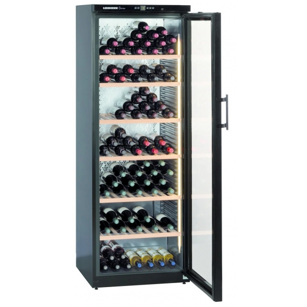 Liebherr WKb4612 單溫區紅酒櫃 - 頂級獨立式儲酒，186瓶大容量靜音酒櫃