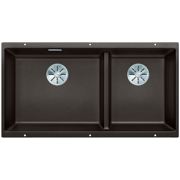 Blanco 523593 Subline 480/320-U 雙盆槽盤 (咖啡色)