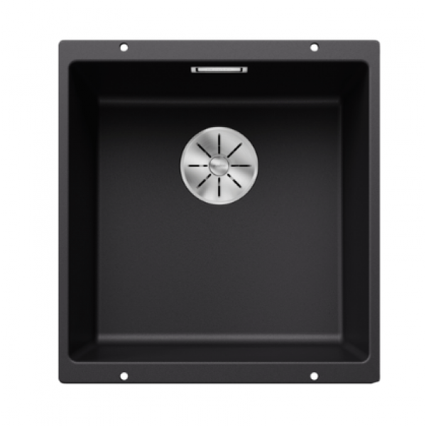 BLANCO SUBLINE 400-U(525990) 花崗岩合成檯下式單槽鋅盤(黑色)