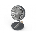 Turbo Italy TMF-F06G 摺叠式迷你USB充電風扇 (炭灰色)