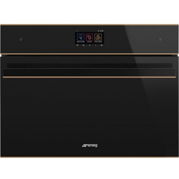 SMEG SF4604WVCPNR 41公升 嵌入式蒸焗爐：Wi-Fi智能、VivoScreen、Dolce Stil Novo