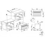 SMEG SF4604WVCPNR 41公升 嵌入式蒸焗爐：Wi-Fi智能、VivoScreen、Dolce Stil Novo