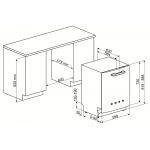 SMEG DIFABBL 60cm 嵌入式洗碗碟機 | 50年代復古 | 行星式洗滌 | 13套容量