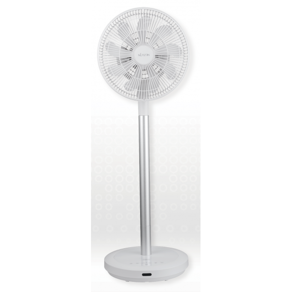 Nutzen 樂斯 NFAI-120RW 12吋 AI智能兩用循環風扇 (白色) - 16段風速，正反雙向送風