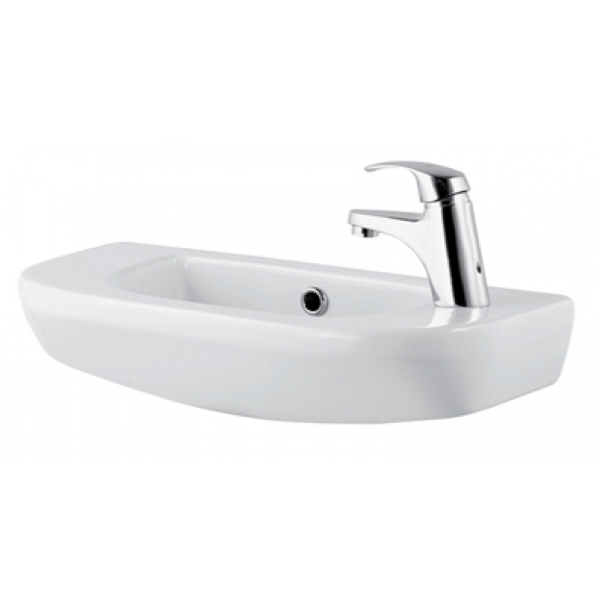 Huida H1263 500x220mm 掛牆面盆 - 陶瓷、白色、輕巧設計