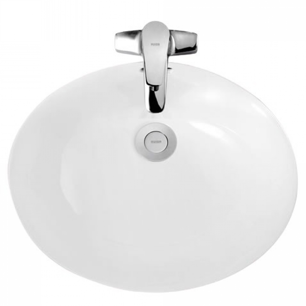 Huida H0602 470x390mm 台下面盆 - 陶瓷、白色