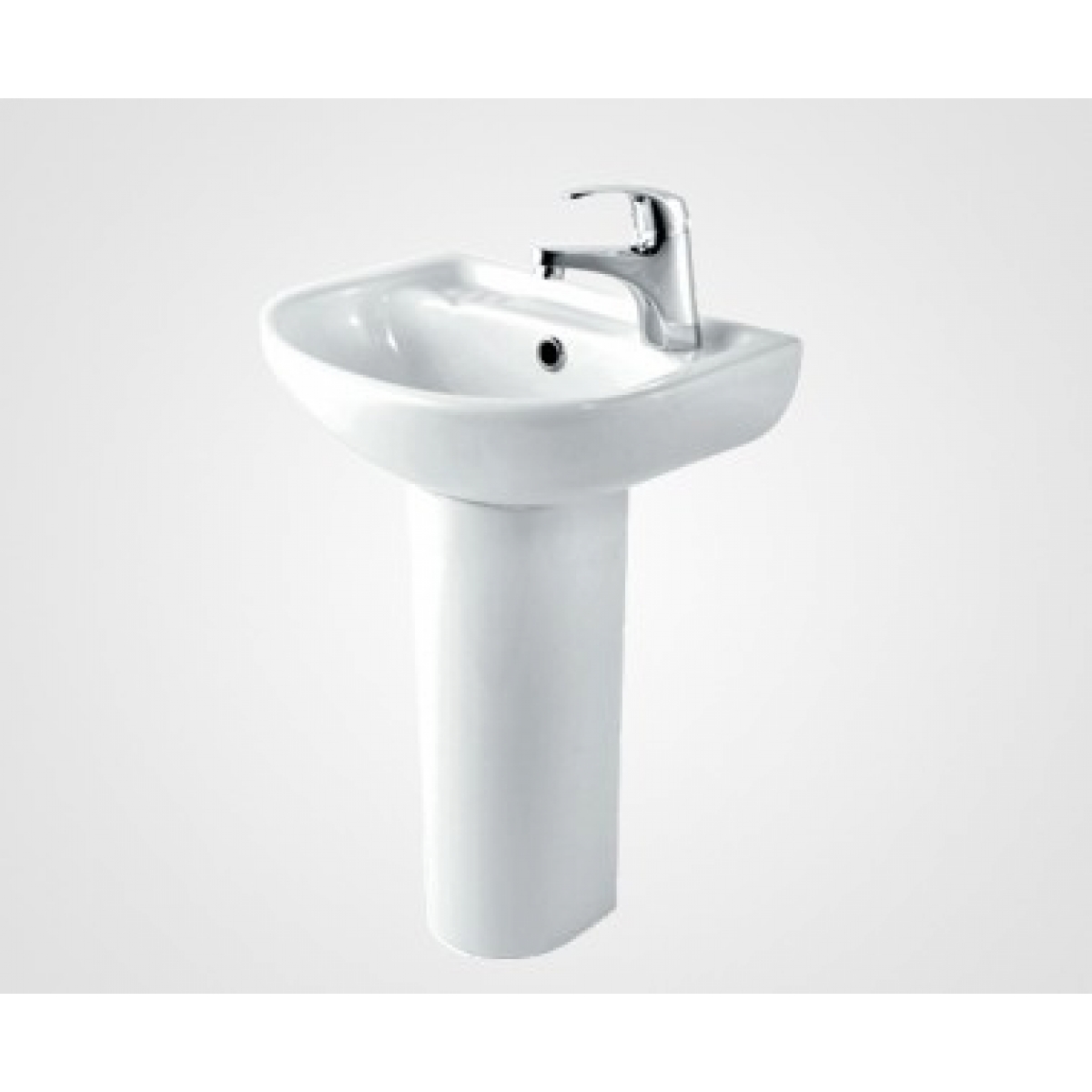 Huida HD304B 375x305mm 掛牆面盆 (不連柱) - 陶瓷、白色